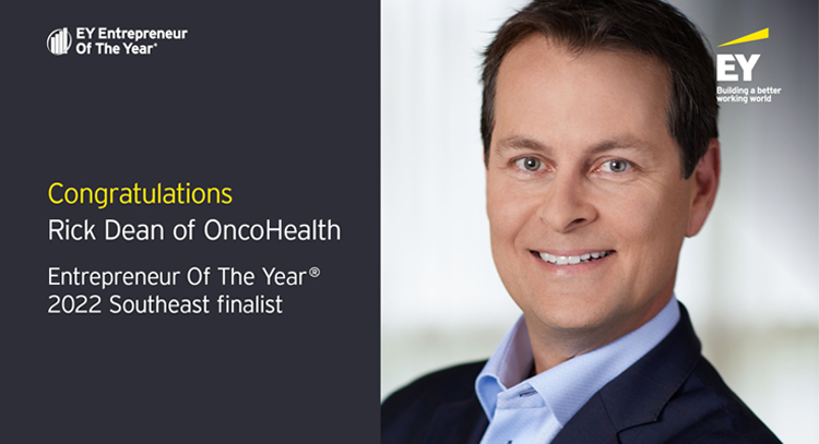 EY Names OncoHealth CEO Rick Dean  As an Entrepreneur Of The Year® 2022 Southeast Award Finalist