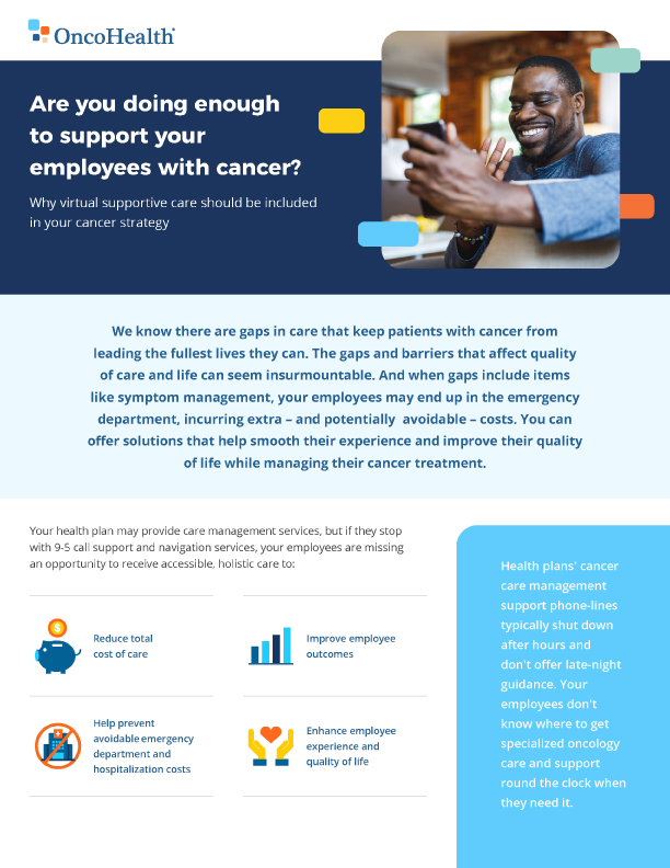 White Paper: Are you doing enough to support your employees with cancer?